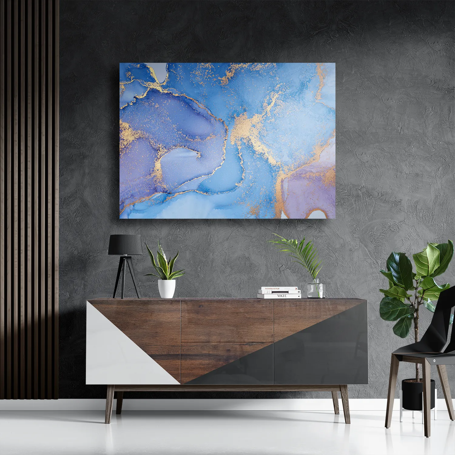 Schilderij Marmer Look Colored 04 Rechthoek Horizontaal Template DB 50 70 Horizontaal Marmer 24 3