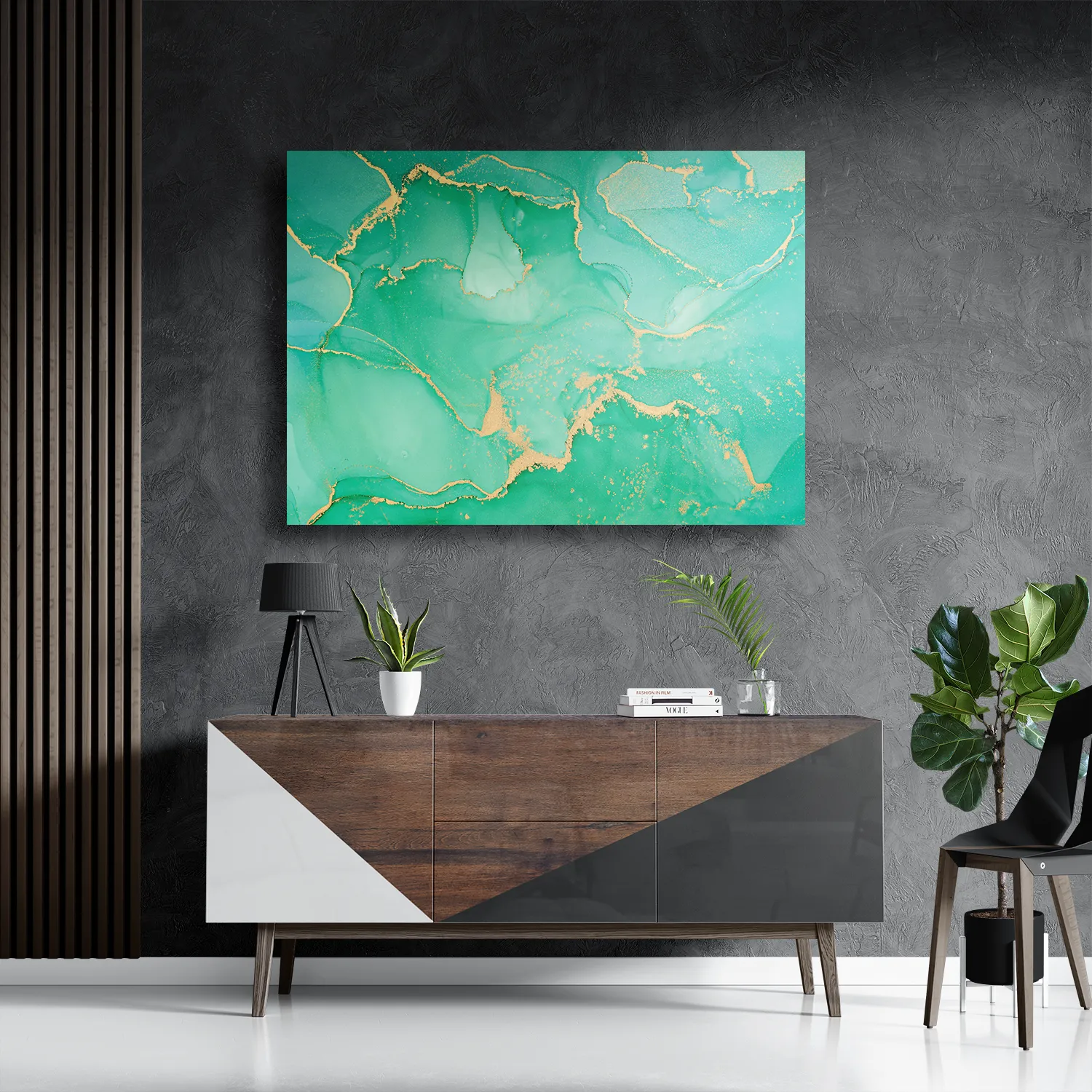 Schilderij Marmer Look Colored 07 Rechthoek Horizontaal Template DB 50 70 Horizontaal Marmer 27 3