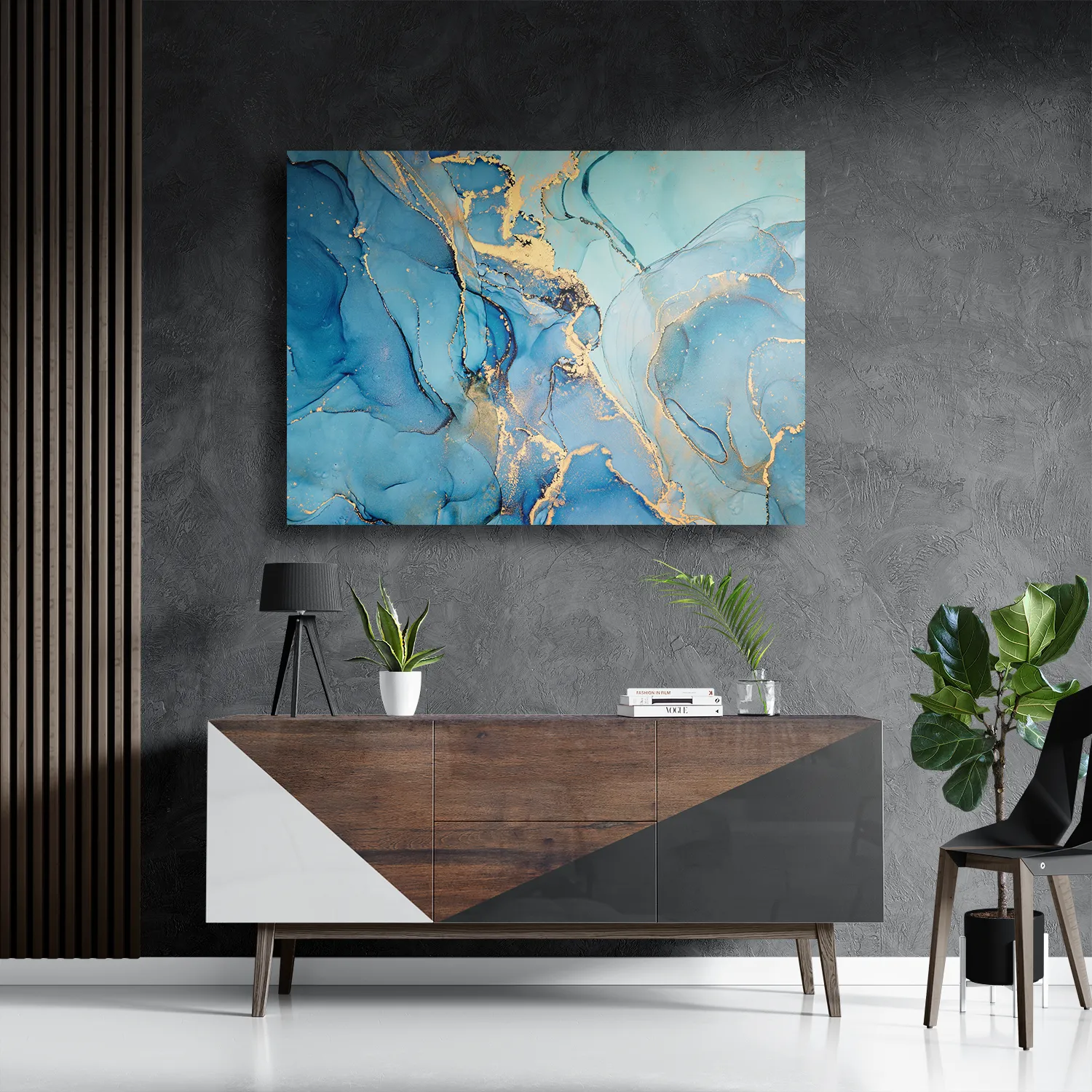 Schilderij Marmer Look Colored 08 Rechthoek Horizontaal Template DB 50 70 Horizontaal Marmer 28 3