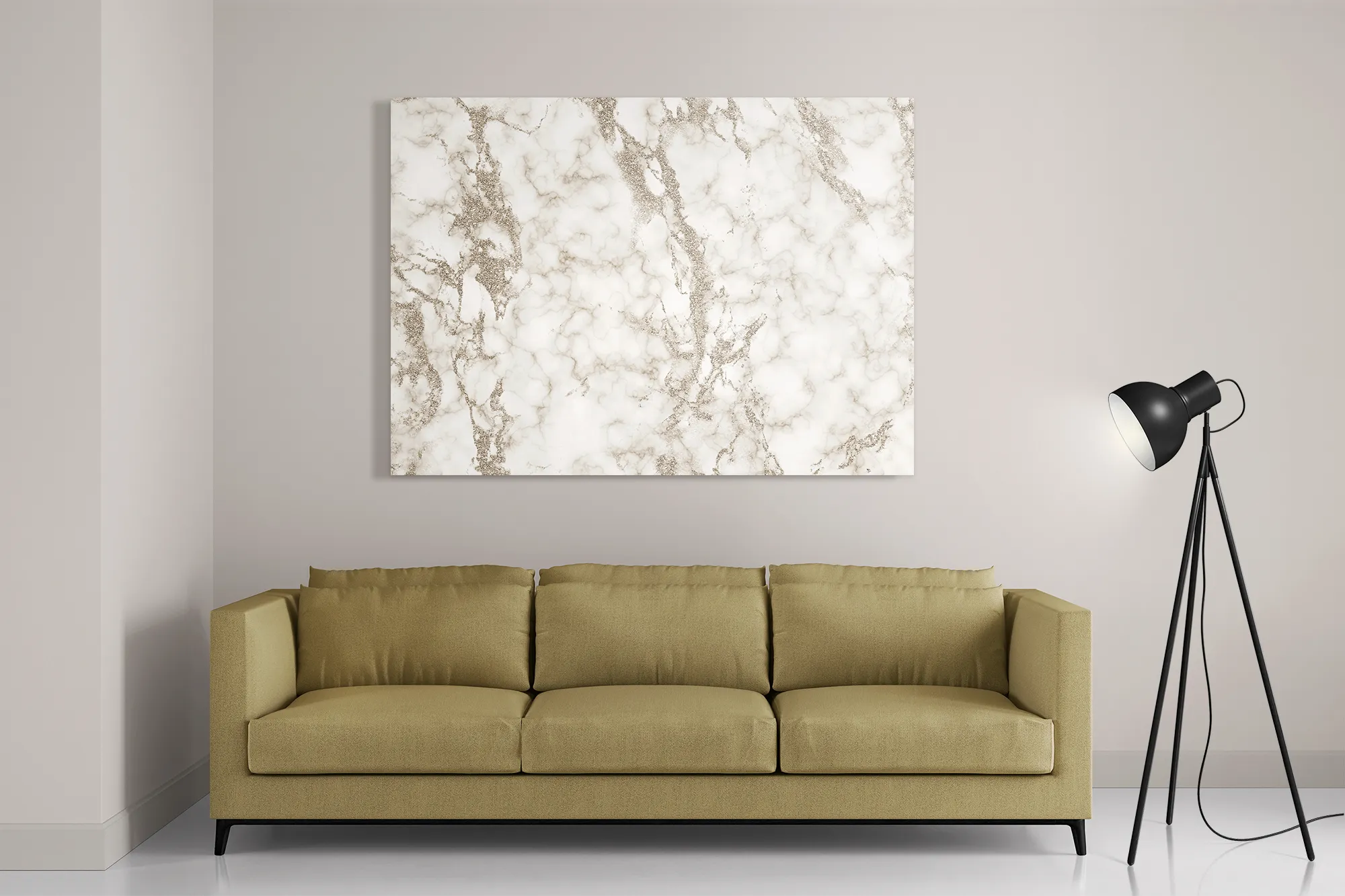 Schilderij Basis Marmer Look Grijs Rechthoek Horizontaal Template DB 50 70 Horizontaal Marmer 3 2