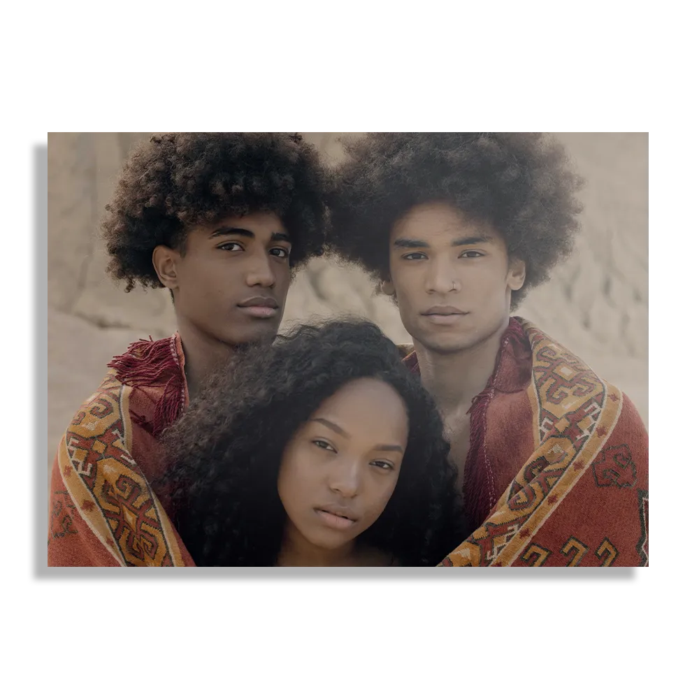 Template_DB_50-70_Horizontaal_Mensen_10-1 Schilderij Afro's in de Woestijn met Persisch tapijt Rechthoek Horizontaal Template DB 50 70 Horizontaal Mensen 10 1