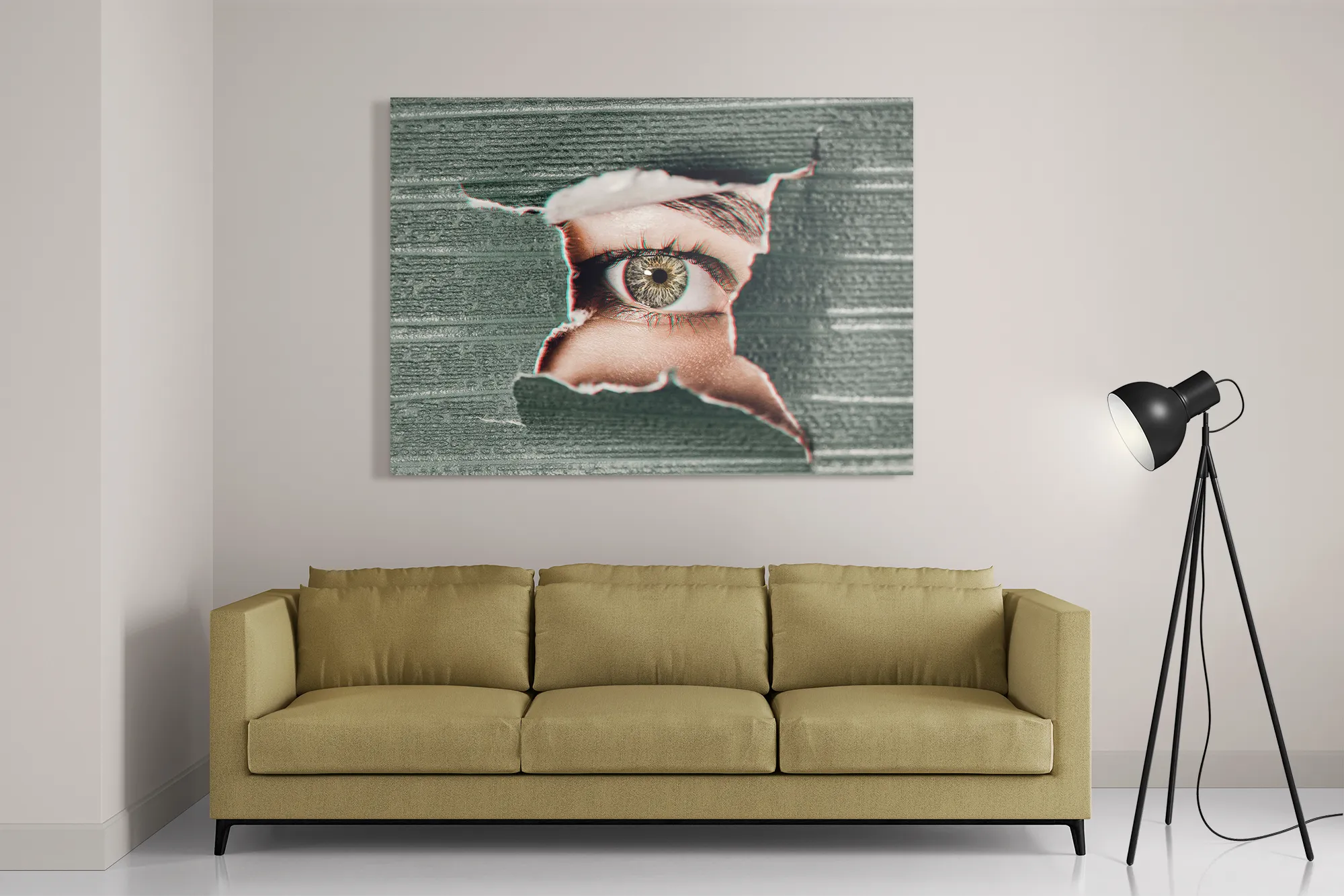 Template_DB_50-70_Horizontaal_Mensen_15-2 Schilderij I am Watching You Rechthoek Horizontaal Template DB 50 70 Horizontaal Mensen 15 2