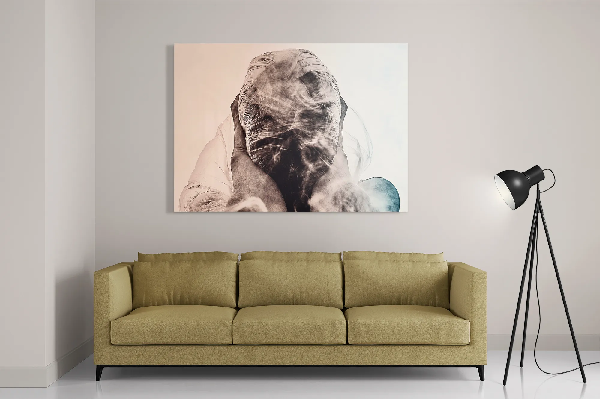Schilderij Guess Who I am Rechthoek Horizontaal Template DB 50 70 Horizontaal Mensen 17 2