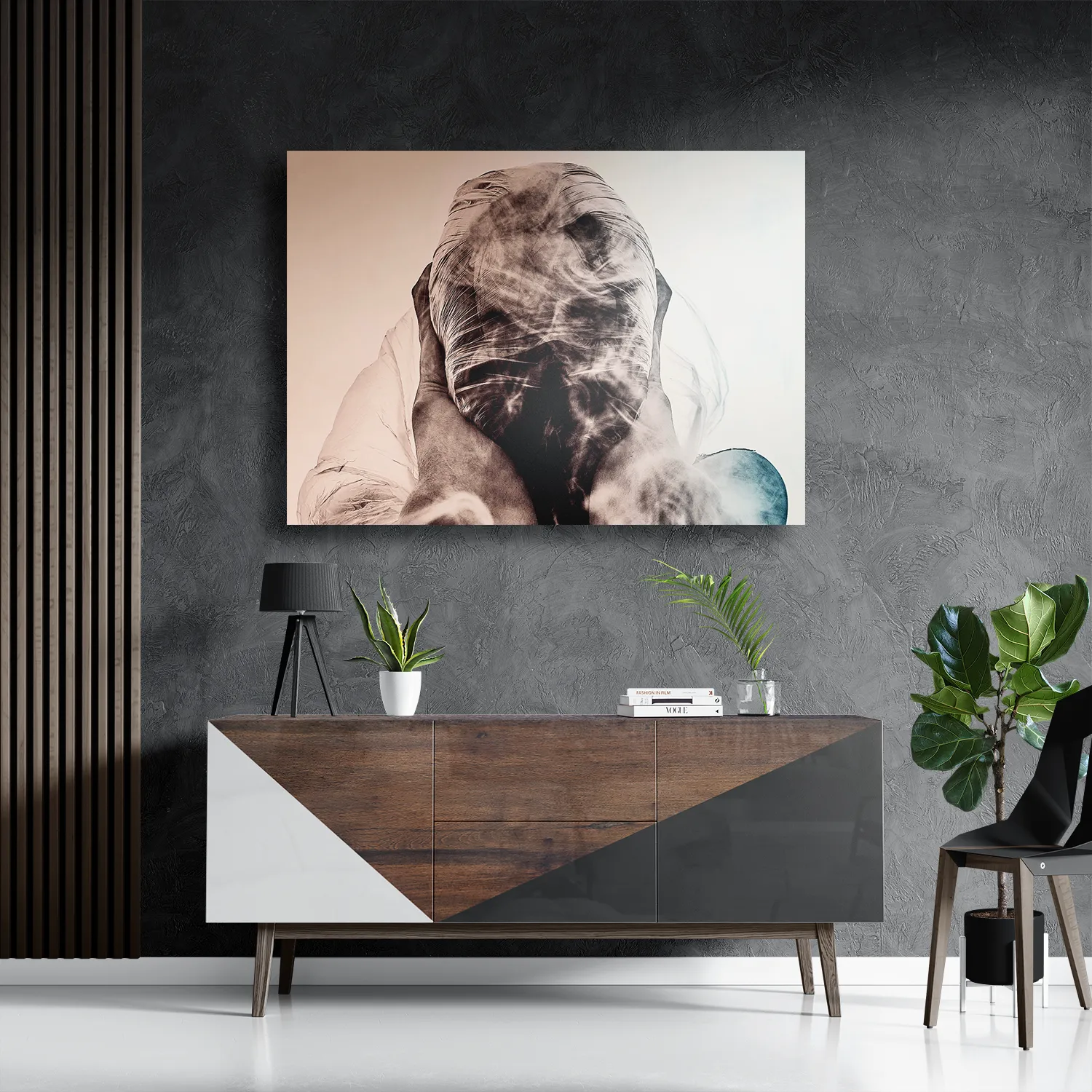 Schilderij Guess Who I am Rechthoek Horizontaal Template DB 50 70 Horizontaal Mensen 17 3