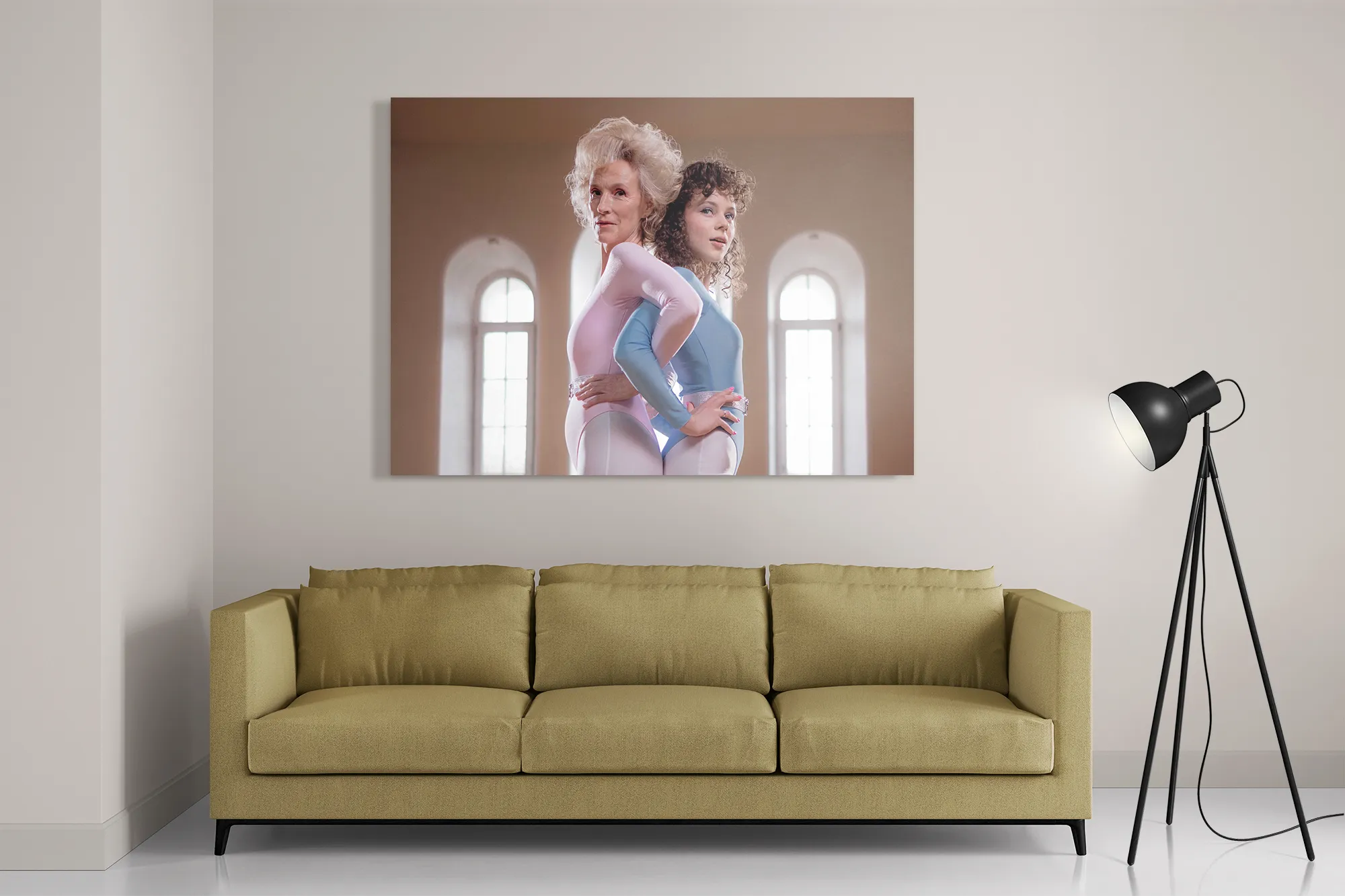 Schilderij Gymnastiek Voor Jong en Oud 01 Rechthoek Horizontaal Template DB 50 70 Horizontaal Mensen 25 2