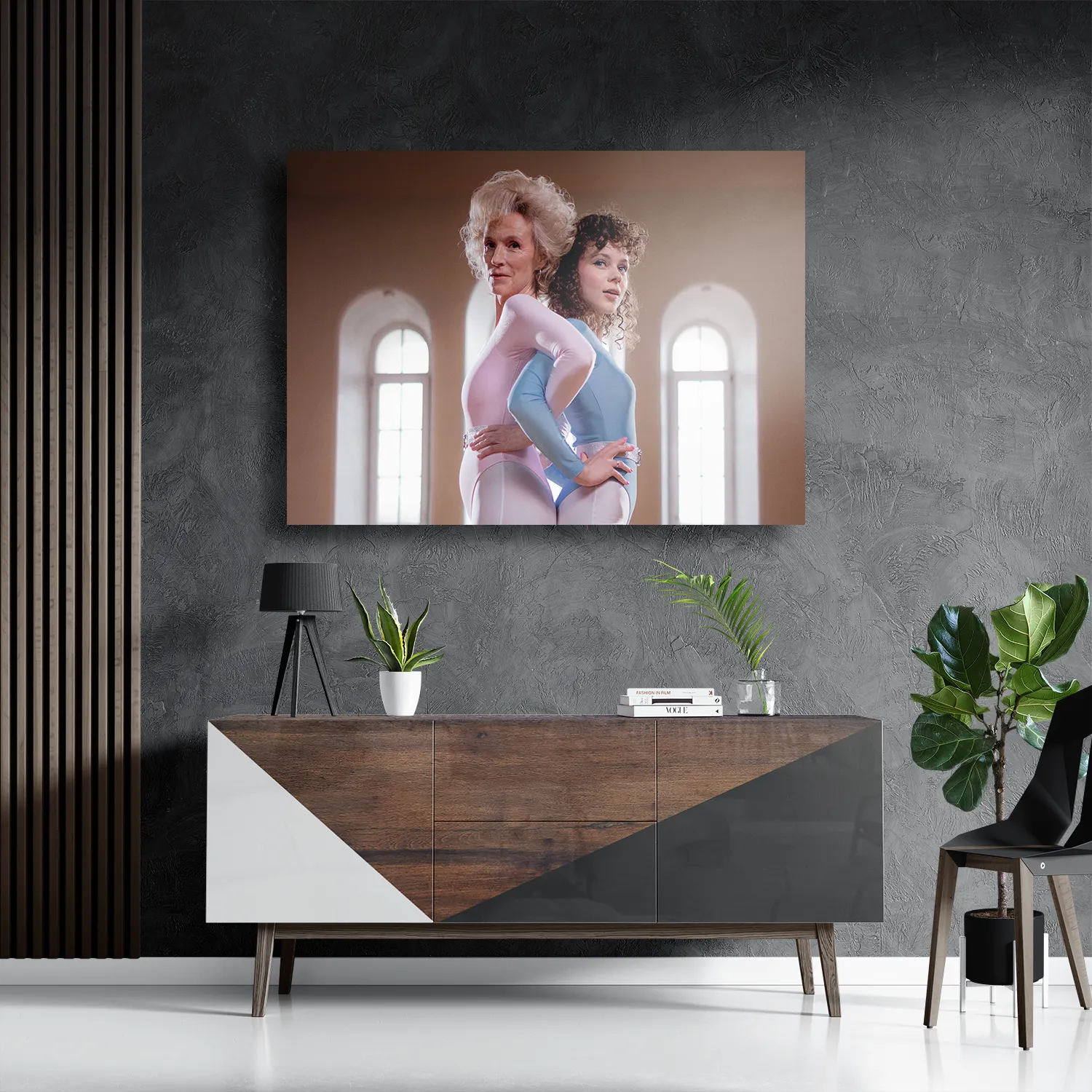 Schilderij Gymnastiek Voor Jong en Oud 01 Rechthoek Horizontaal Template DB 50 70 Horizontaal Mensen 25 3