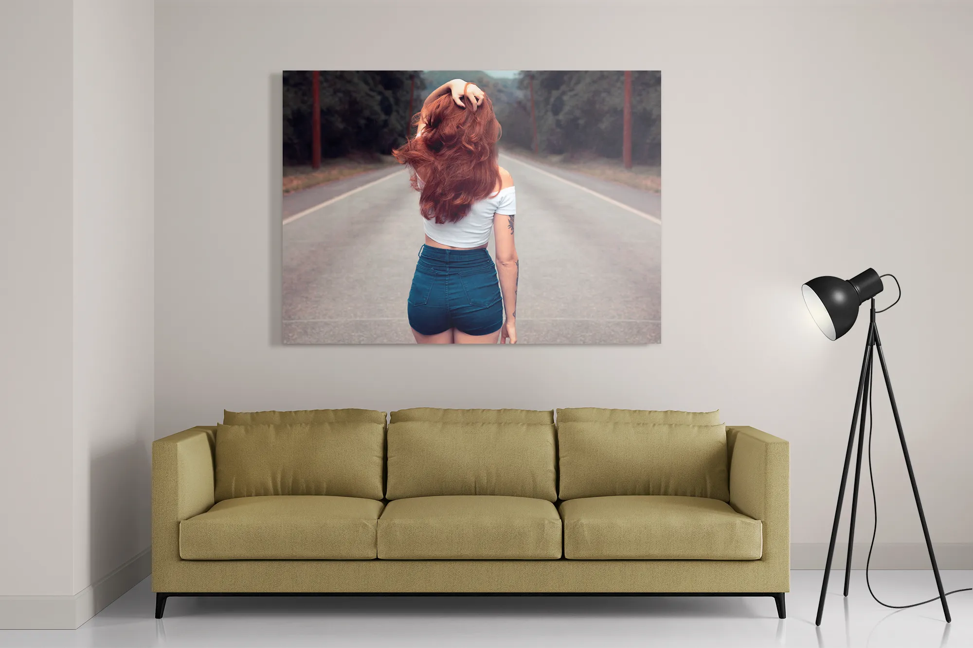 Schilderij Walk Away Rechthoek Horizontaal Template DB 50 70 Horizontaal Mensen 7 2
