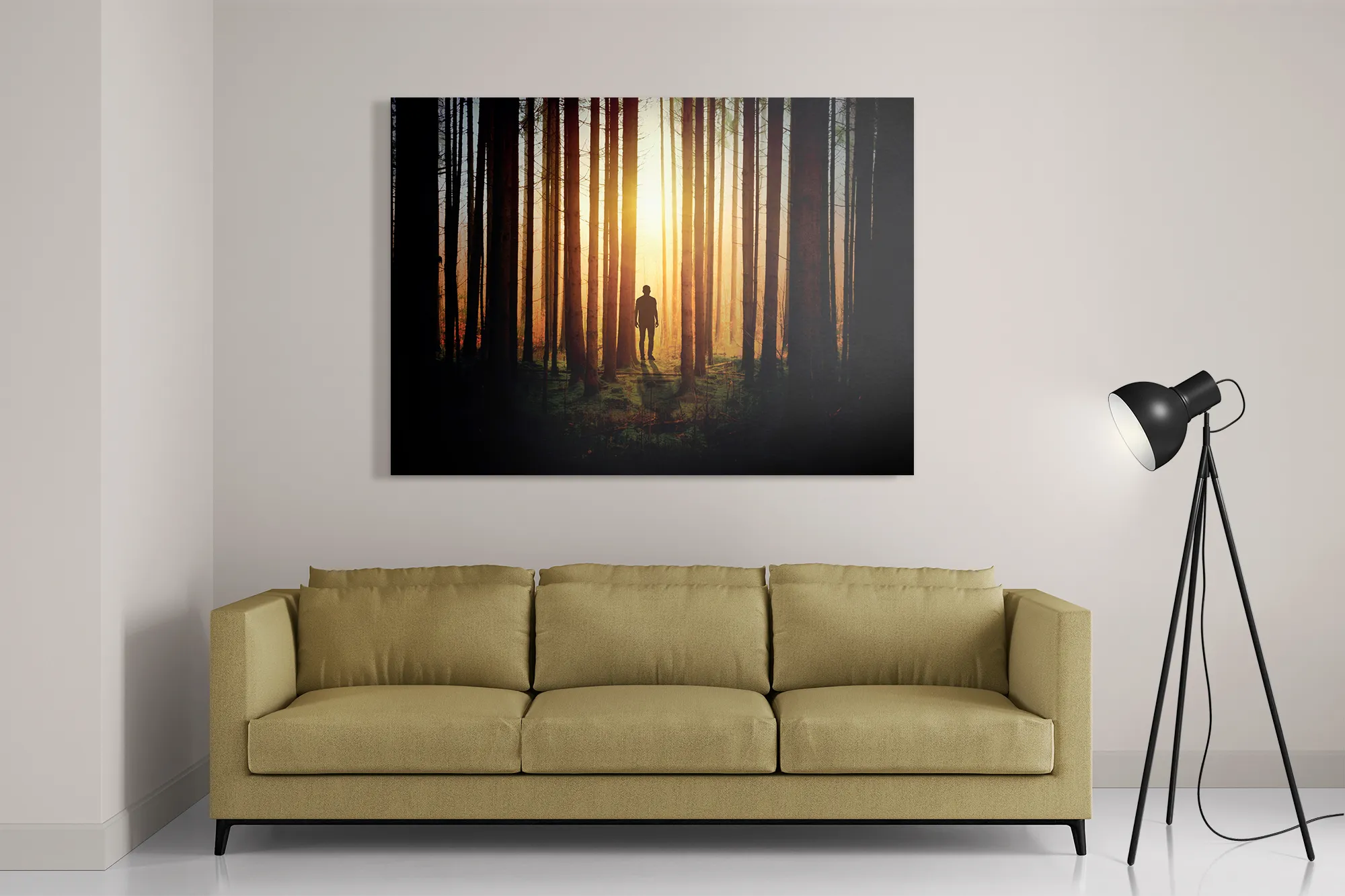 Template_DB_50-70_Horizontaal_Natuur_19-2 Schilderij De bomen door het bos Rechthoek Horizontaal Template DB 50 70 Horizontaal Natuur 19 2
