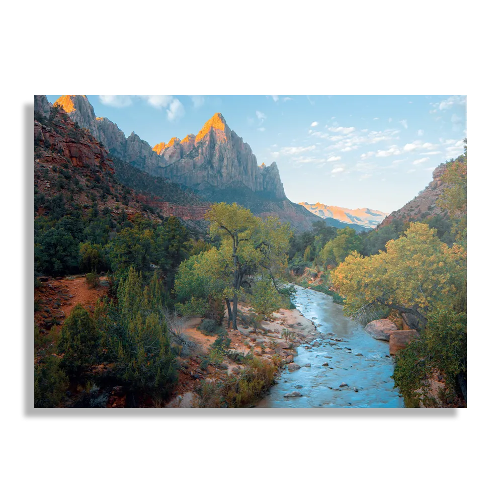Schilderij De rivier van ZION Rechthoek Horizontaal Template DB 50 70 Horizontaal Natuur 21 1