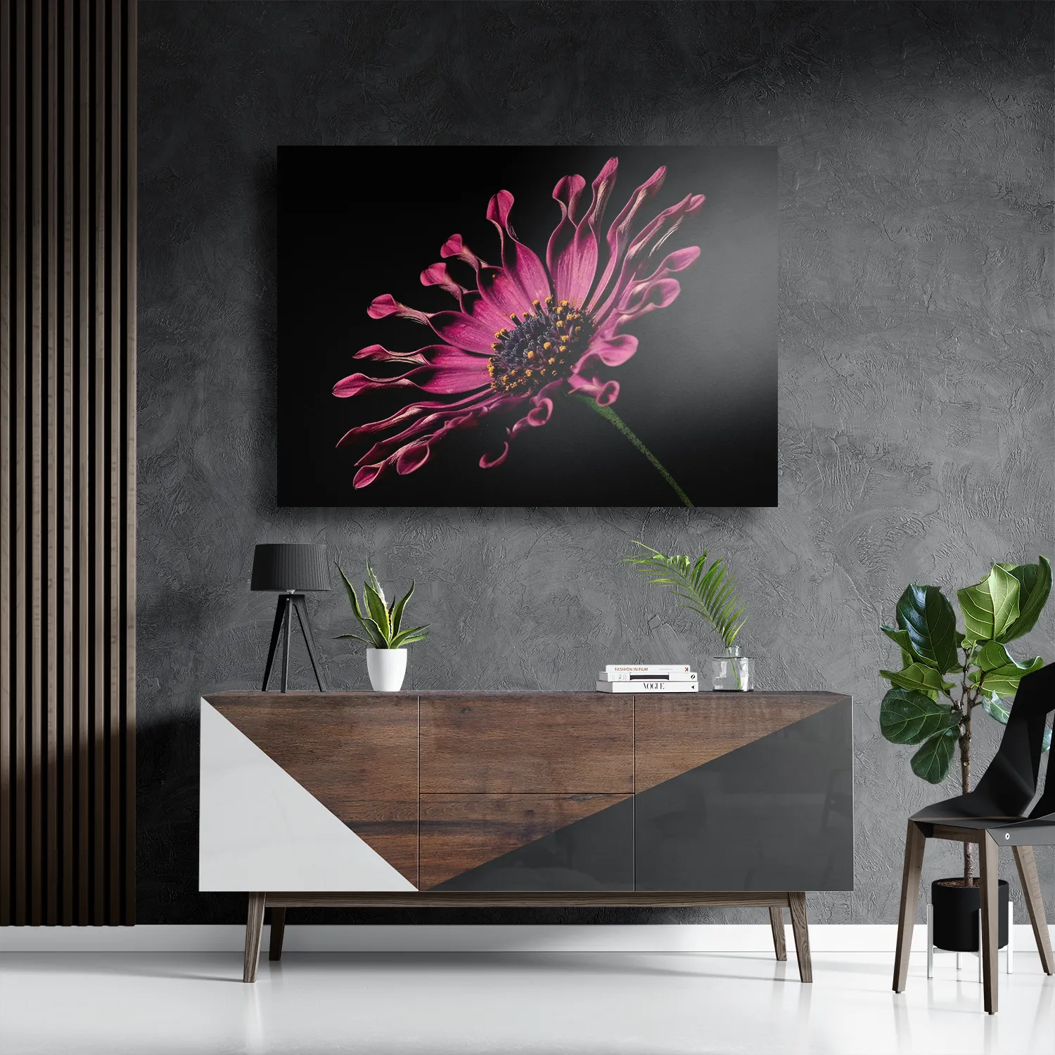 Template_DB_50-70_Horizontaal_Natuur_22-3 Schilderij Aster Bloem Rechthoek Horizontaal Template DB 50 70 Horizontaal Natuur 22 3