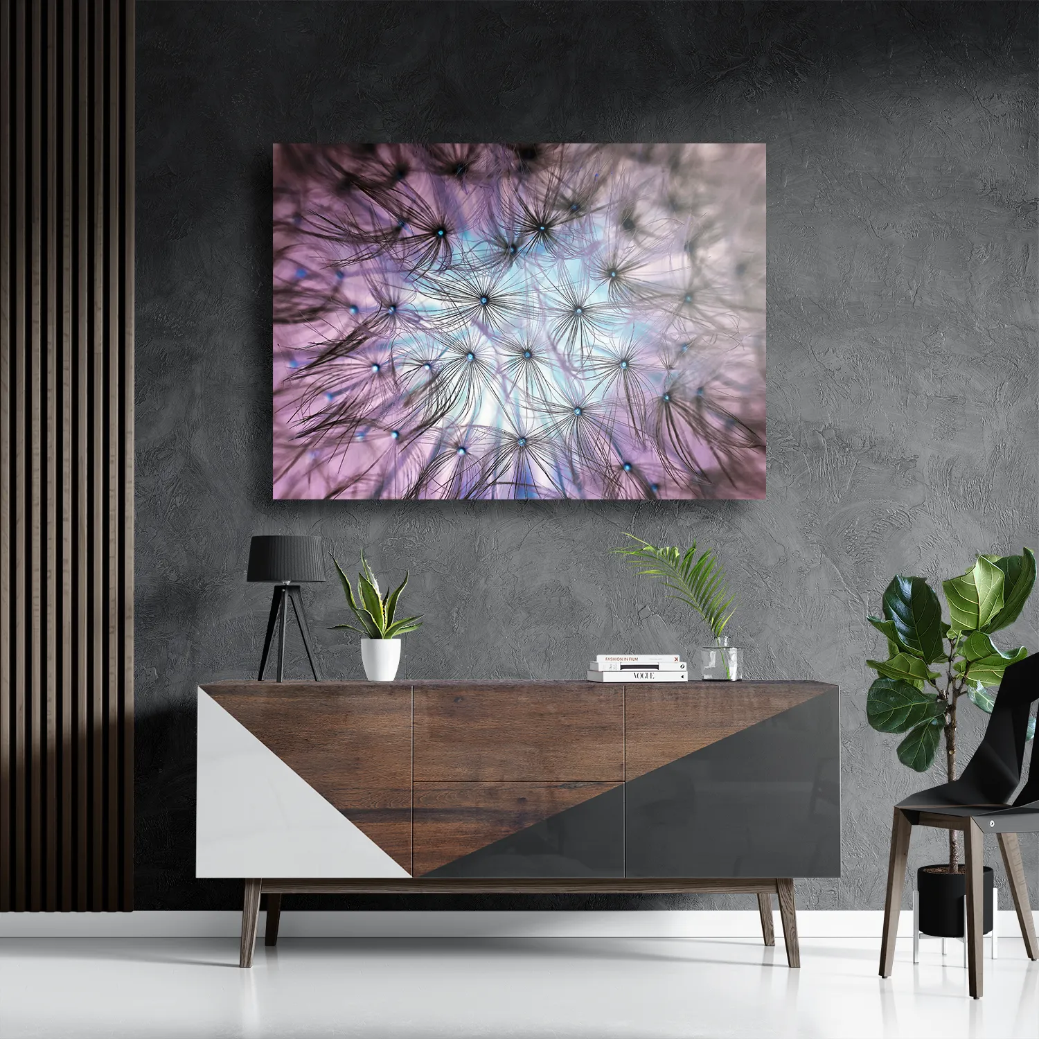 Schilderij Paardenbloem pluis Rechthoek Horizontaal Template DB 50 70 Horizontaal Natuur 25 3