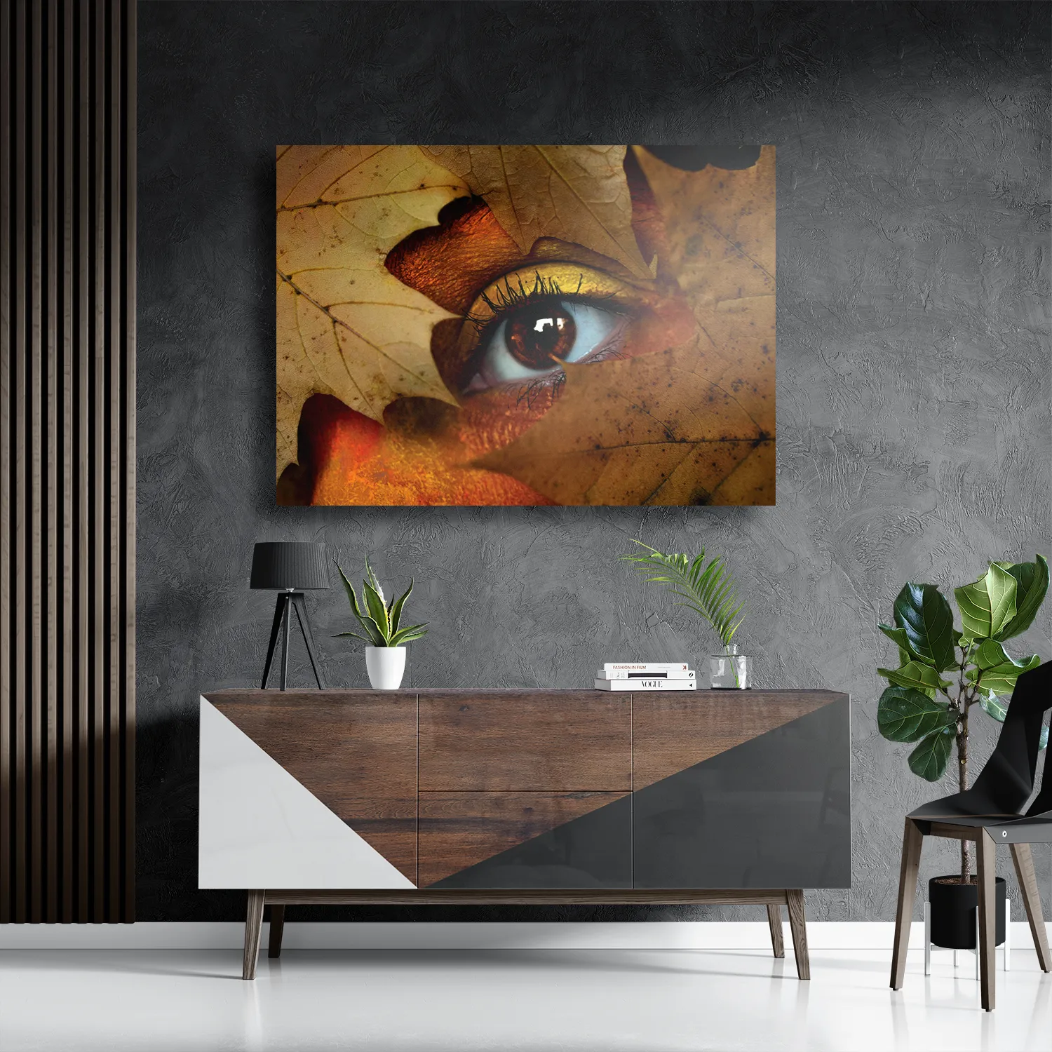Schilderij Hefstblad Rechthoek Horizontaal Template DB 50 70 Horizontaal Natuur 30 3