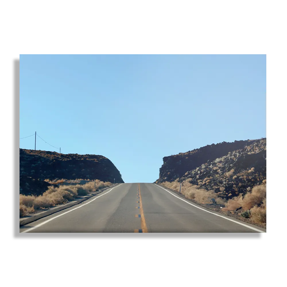 Schilderij Eindeloze weg Rechthoek Horizontaal Template DB 50 70 Horizontaal Natuur 4 1