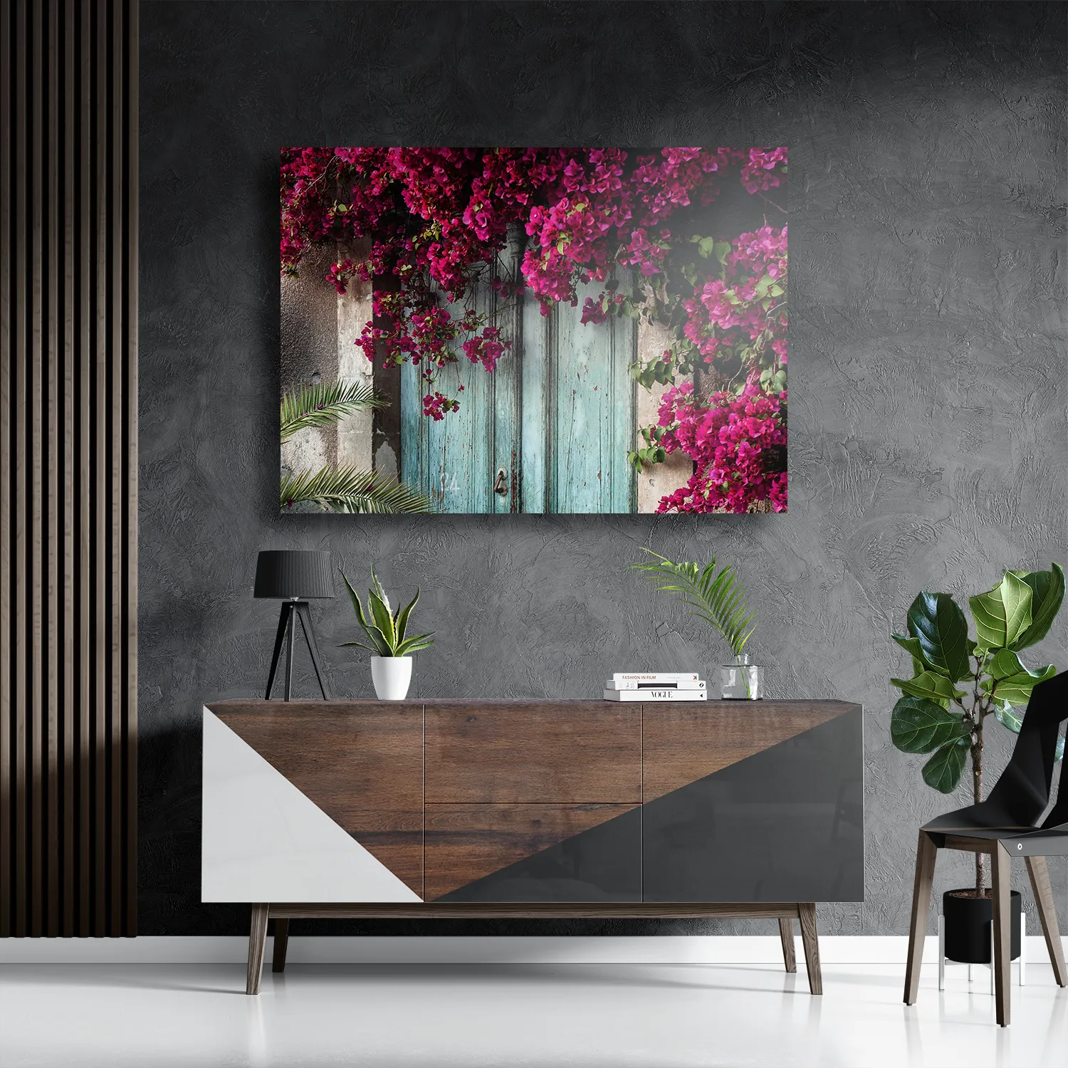 Schilderij Roze deuren Rechthoek Horizontaal Template DB 50 70 Horizontaal Natuur 42 3