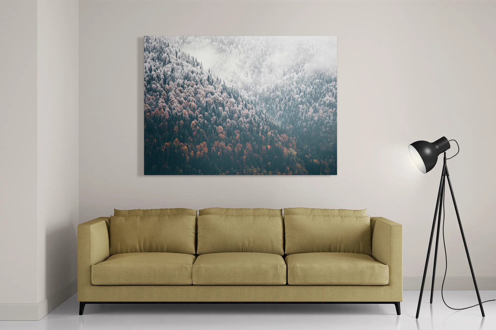Schilderij Van herfst naar winter Rechthoek Horizontaal Template DB 50 70 Horizontaal Natuur 59 2
