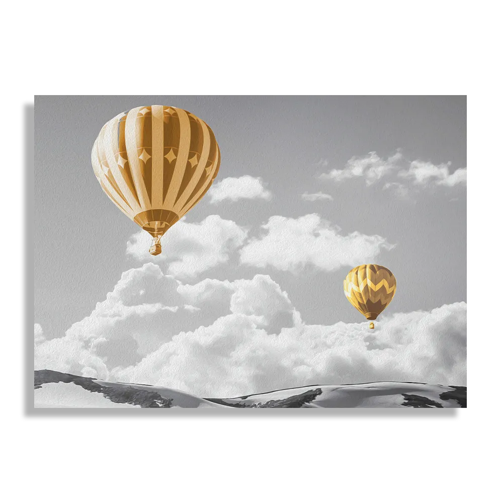 Schilderij De gele Ballon Rechthoek Horizontaal Template DB 50 70 Horizontaal Natuur 6 1