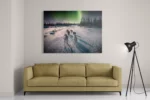 Schilderij Huskies door Lapland Rechthoek Horizontaal Template DB 50 70 Horizontaal Natuur 66 2