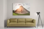 Template_DB_50-70_Horizontaal_Natuur_71-2 Schilderij Azteken pyramide Rechthoek Horizontaal Template DB 50 70 Horizontaal Natuur 71 2