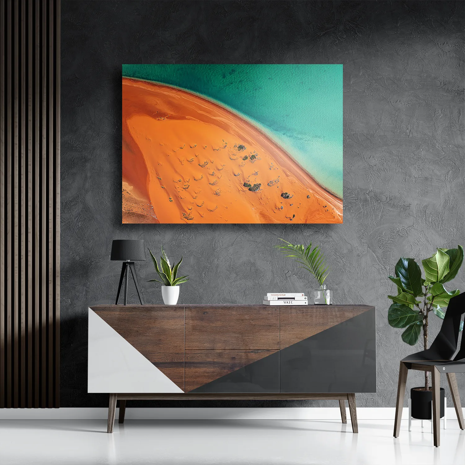 Schilderij Kleurrijke woestijn Rechthoek Horizontaal Template DB 50 70 Horizontaal Natuur 79 3