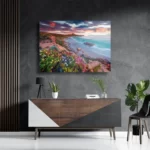 Schilderij Kleurrijke kust Rechthoek Horizontaal Template DB 50 70 Horizontaal Natuur 81 3
