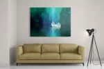 Schilderij Het noorderlicht Rechthoek Horizontaal Template DB 50 70 Horizontaal Natuur 90 2