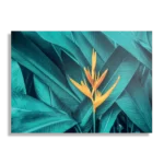 Template_DB_50-70_Horizontaal_Natuur_91-1 Schilderij Gele bloem in een blauw bladerdeken Rechthoek Horizontaal Template DB 50 70 Horizontaal Natuur 91 1