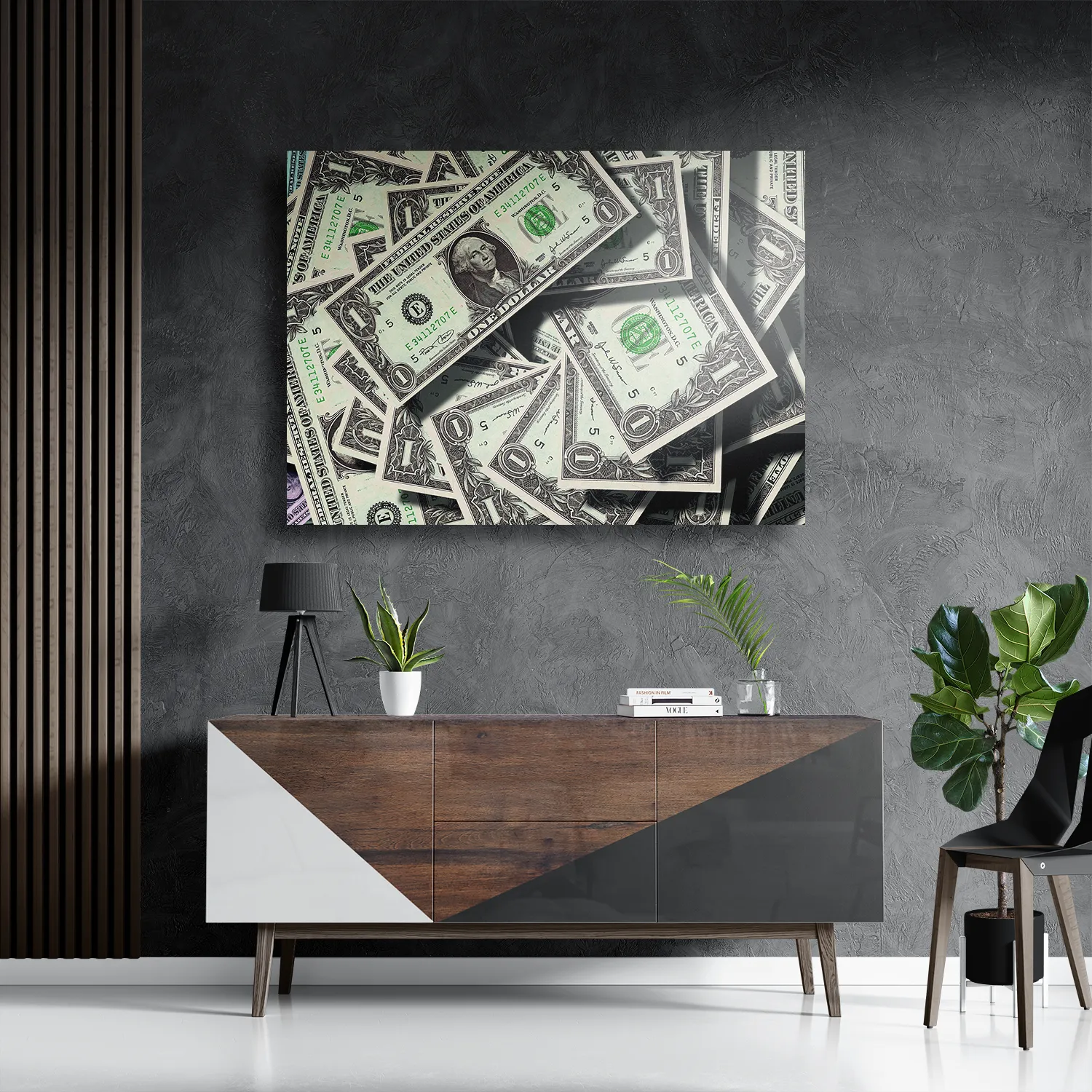 Template_DB_50-70_Horizontaal_Overig_05-3 Schilderij Dollars Money George Washington Rechthoek Horizontaal Template DB 50 70 Horizontaal Overig 05 3