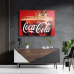 Schilderij Coca Cola Muurschildering Rechthoek Horizontaal Template DB 50 70 Horizontaal Retro 13 3