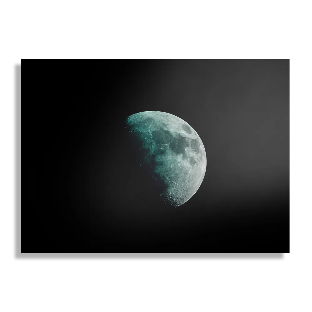 Schilderij To The Moon Rechthoek Horizontaal Template DB 50 70 Horizontaal Ruimtevaart 2 1