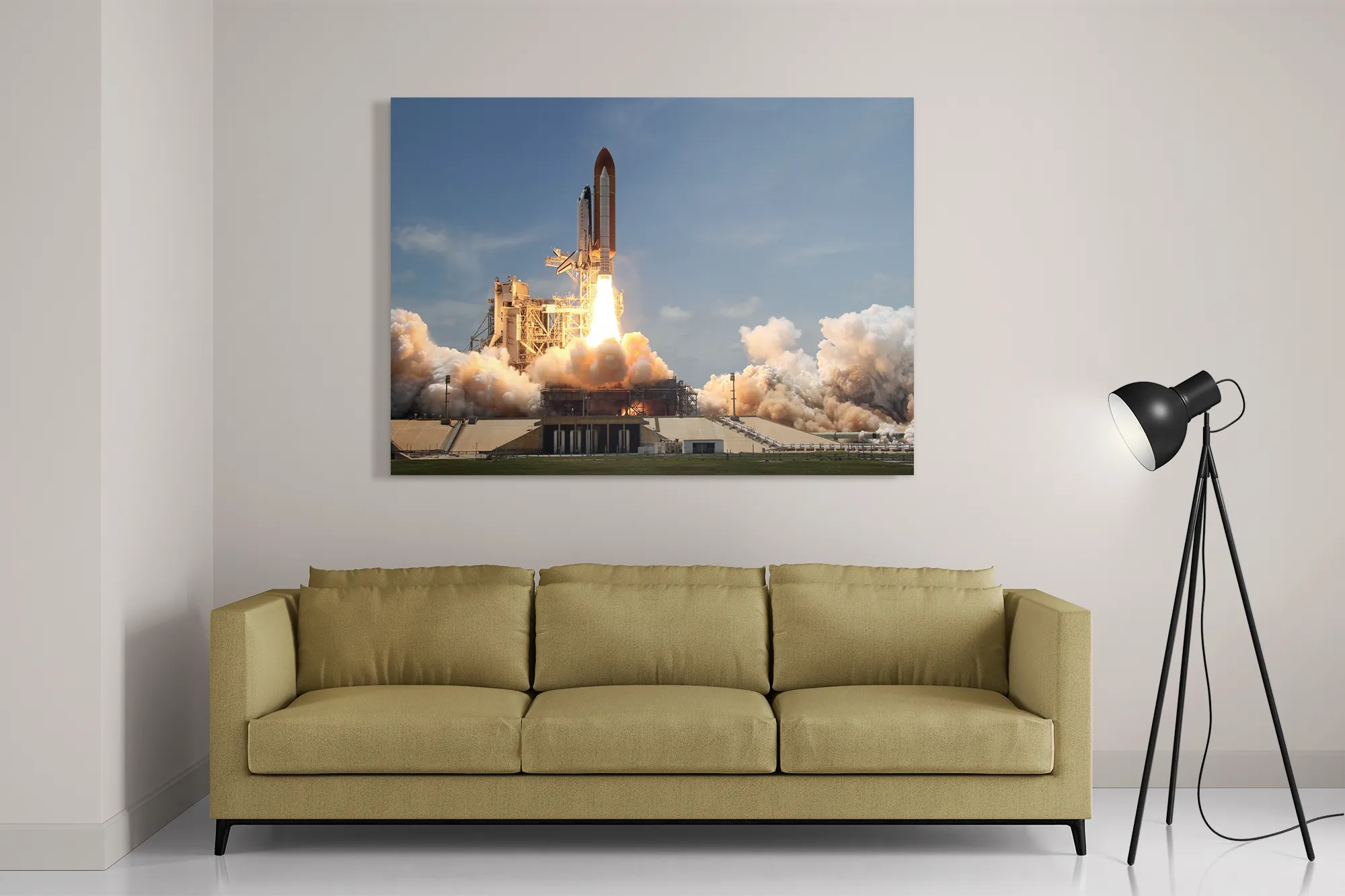 Schilderij Ready for takeoff Rechthoek Horizontaal Template DB 50 70 Horizontaal Ruimtevaart 3 2