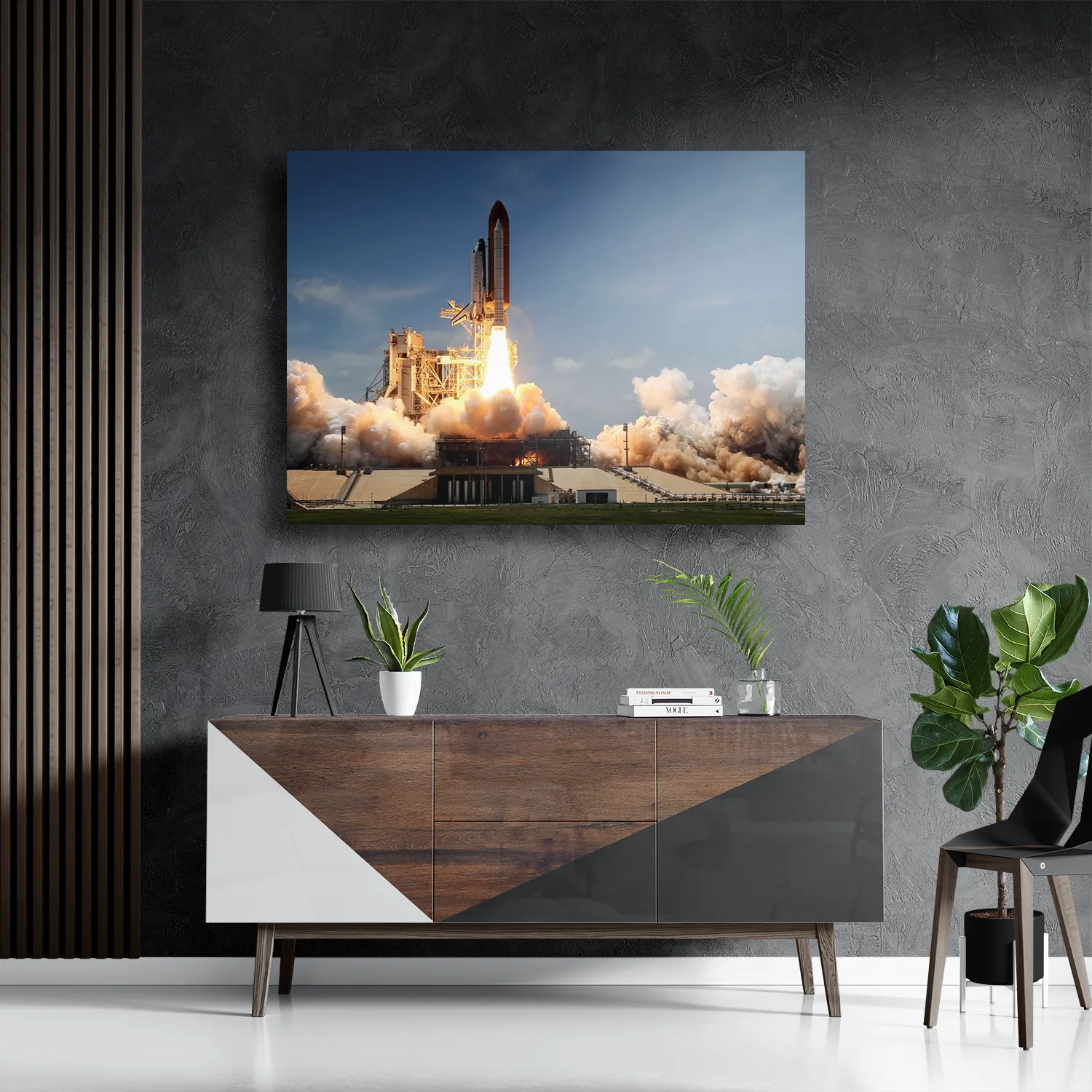 Schilderij Ready for takeoff Rechthoek Horizontaal Template DB 50 70 Horizontaal Ruimtevaart 3 3