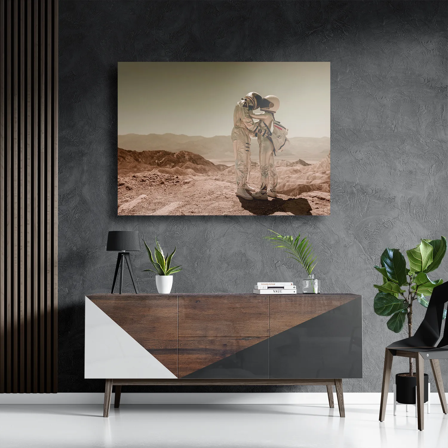 Schilderij Onze Aarde Rechthoek Horizontaal Template DB 50 70 Horizontaal Ruimtevaart 5 3