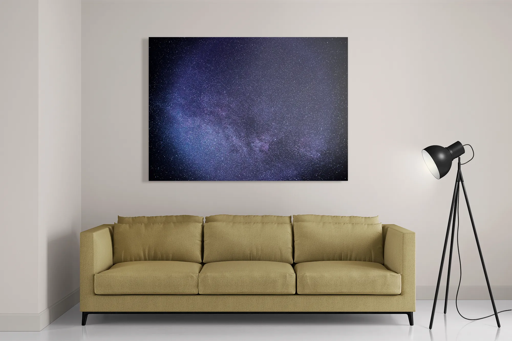Schilderij Het sterrenstelsel Rechthoek Horizontaal Template DB 50 70 Horizontaal Ruimtevaart 9 2