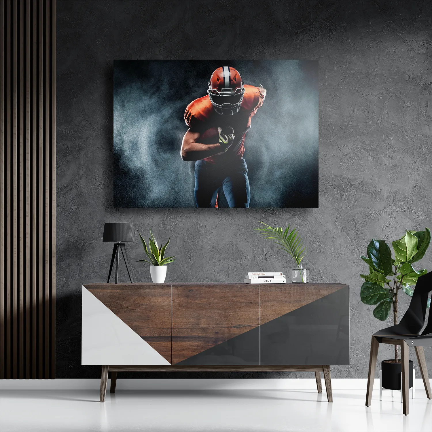 Schilderij Rugby Meer Voor Mannen Rechthoek Horizontaal Template DB 50 70 Horizontaal Sport 10 3