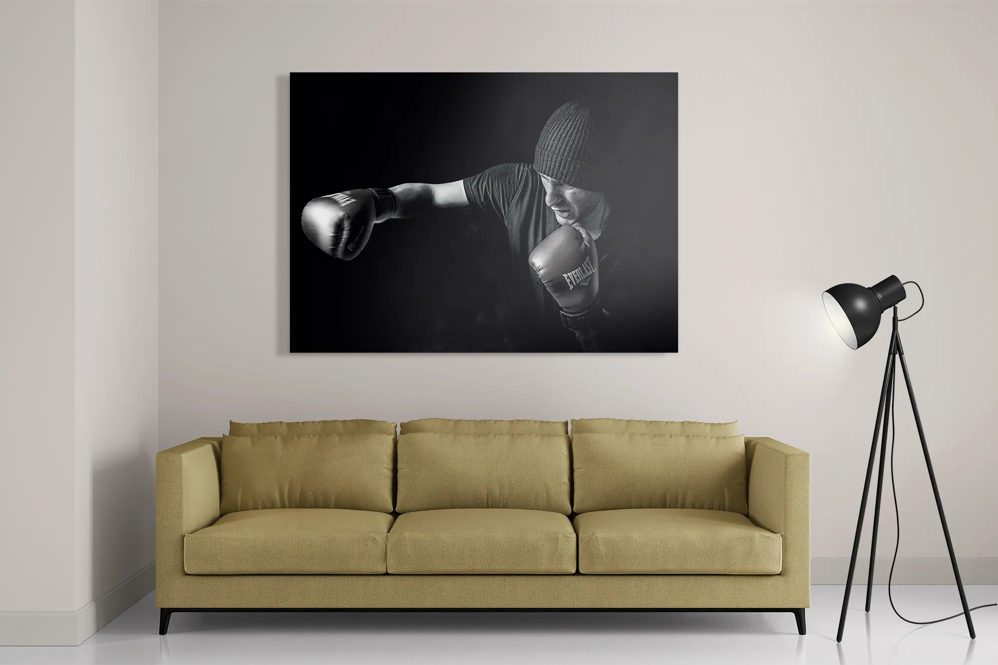 Schilderij Boksen Rechthoek Horizontaal Template DB 50 70 Horizontaal Sport 4 2