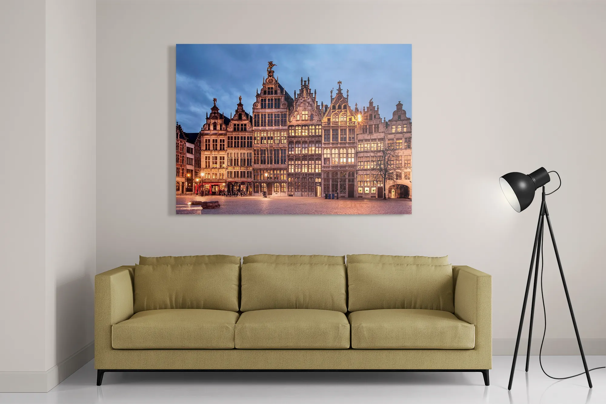 Template_DB_50-70_Horizontaal_Steden_101-2 Schilderij Grote Markt Antwerpen Rechthoek Horizontaal Template DB 50 70 Horizontaal Steden 101 2