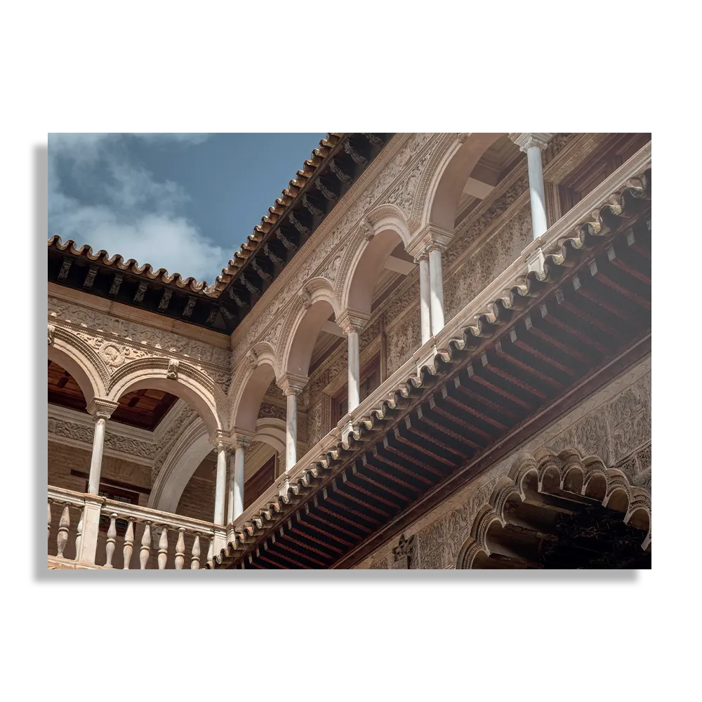 Schilderij Koninklijk Paleis van Sevilla Rechthoek Horizontaal Template DB 50 70 Horizontaal Steden 15 1