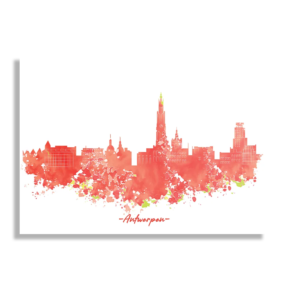 Template_DB_50-70_Horizontaal_Steden_2-1 Schilderij Skyline Antwerpen Watercolor Paint Rechthoek Horizontaal Template DB 50 70 Horizontaal Steden 2 1