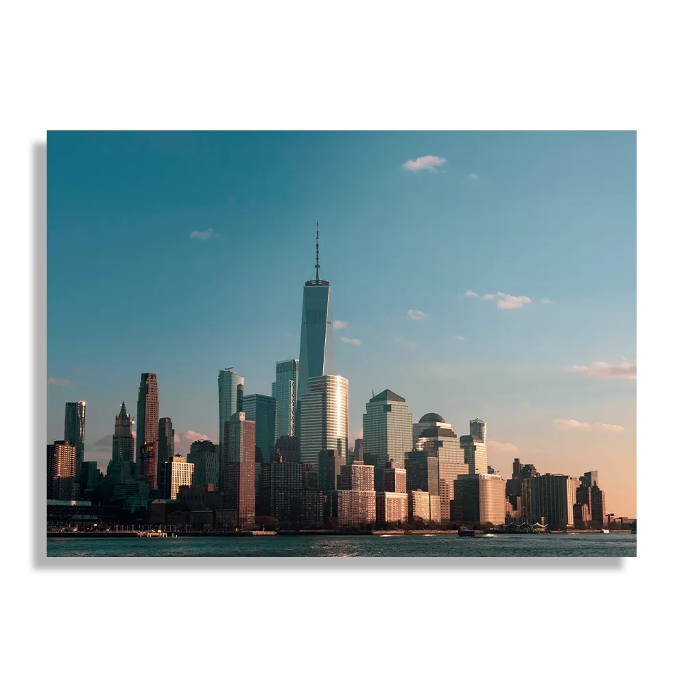 Schilderij New York Gebouwen Skyline Rechthoek Horizontaal Template DB 50 70 Horizontaal Steden 36 1
