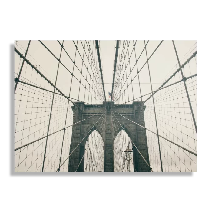 Schilderij Brooklyn Bridge New York City Rechthoek Horizontaal Template DB 50 70 Horizontaal Steden 41 1