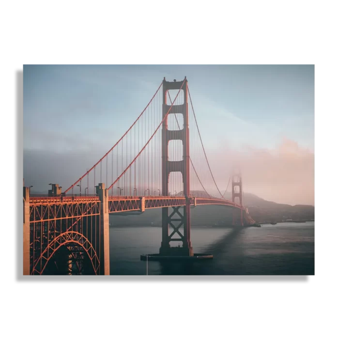 Schilderij Golden Gate Bridge San Francisco Rechthoek Horizontaal Template DB 50 70 Horizontaal Steden 49 1
