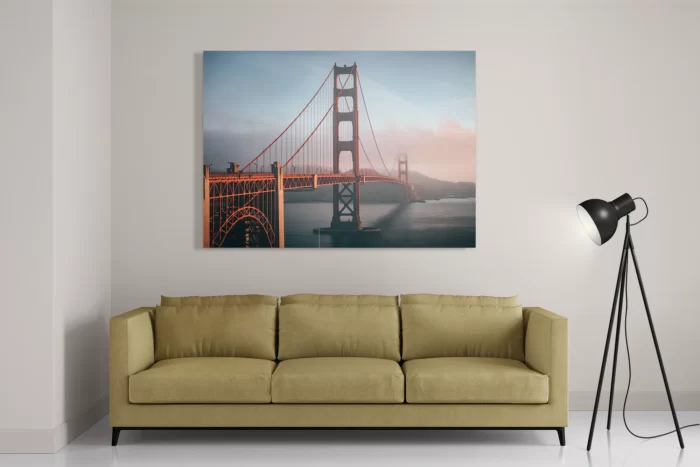 Schilderij Golden Gate Bridge San Francisco Rechthoek Horizontaal Template DB 50 70 Horizontaal Steden 49 2