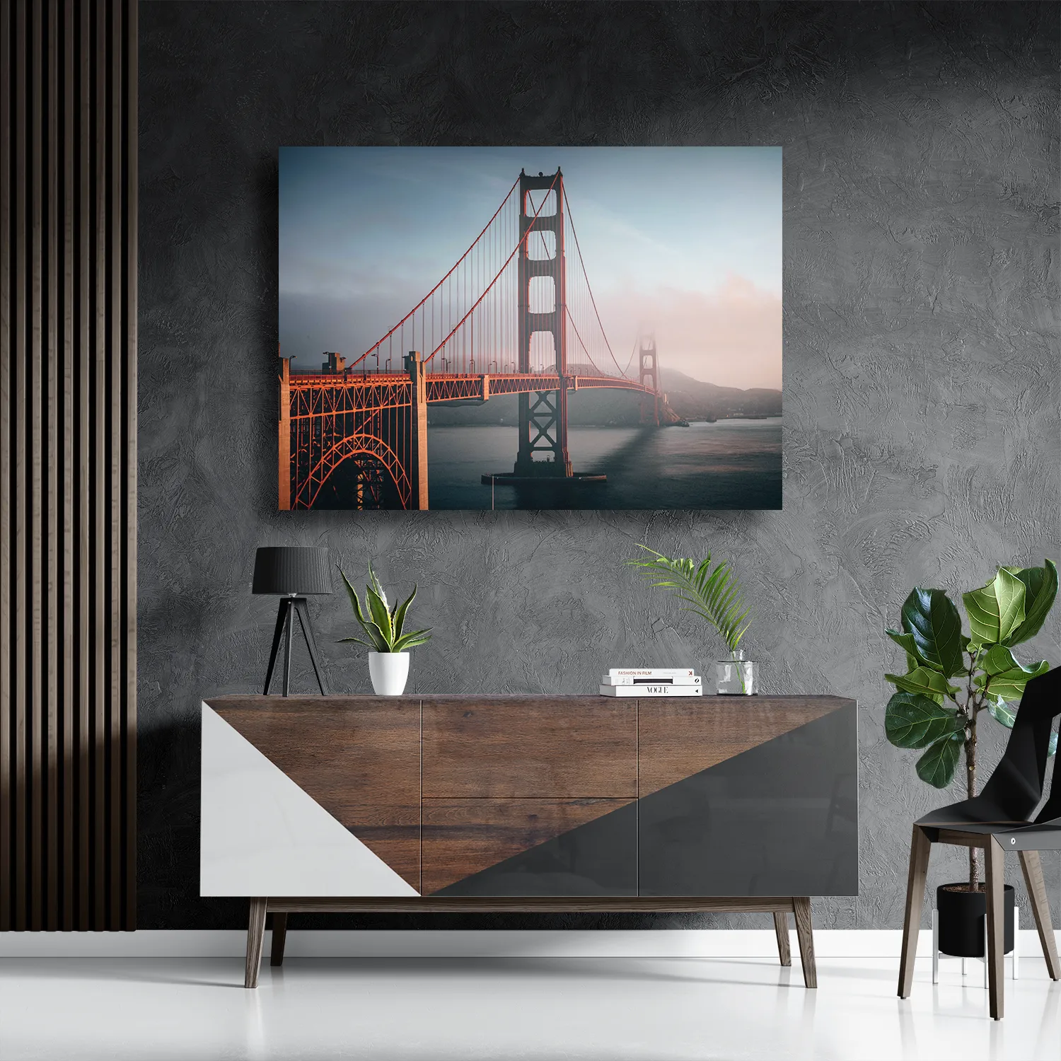 Template_DB_50-70_Horizontaal_Steden_49-3 Schilderij Golden Gate Bridge San Francisco Rechthoek Horizontaal Template DB 50 70 Horizontaal Steden 49 3