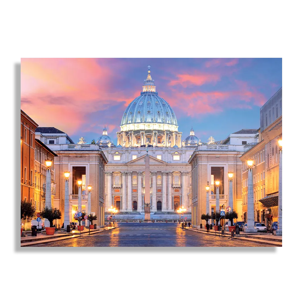 Schilderij Het Vaticaan Rechthoek Horizontaal Template DB 50 70 Horizontaal Steden 56 1