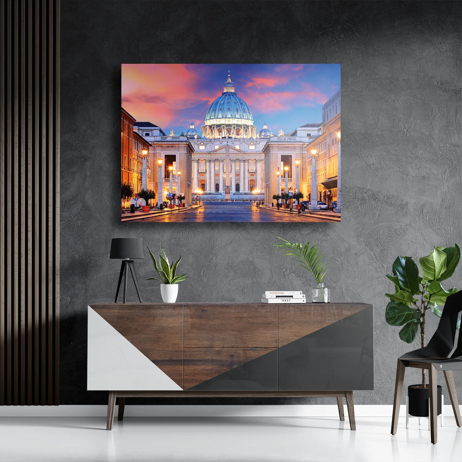 Schilderij Het Vaticaan Rechthoek Horizontaal Template DB 50 70 Horizontaal Steden 56 3