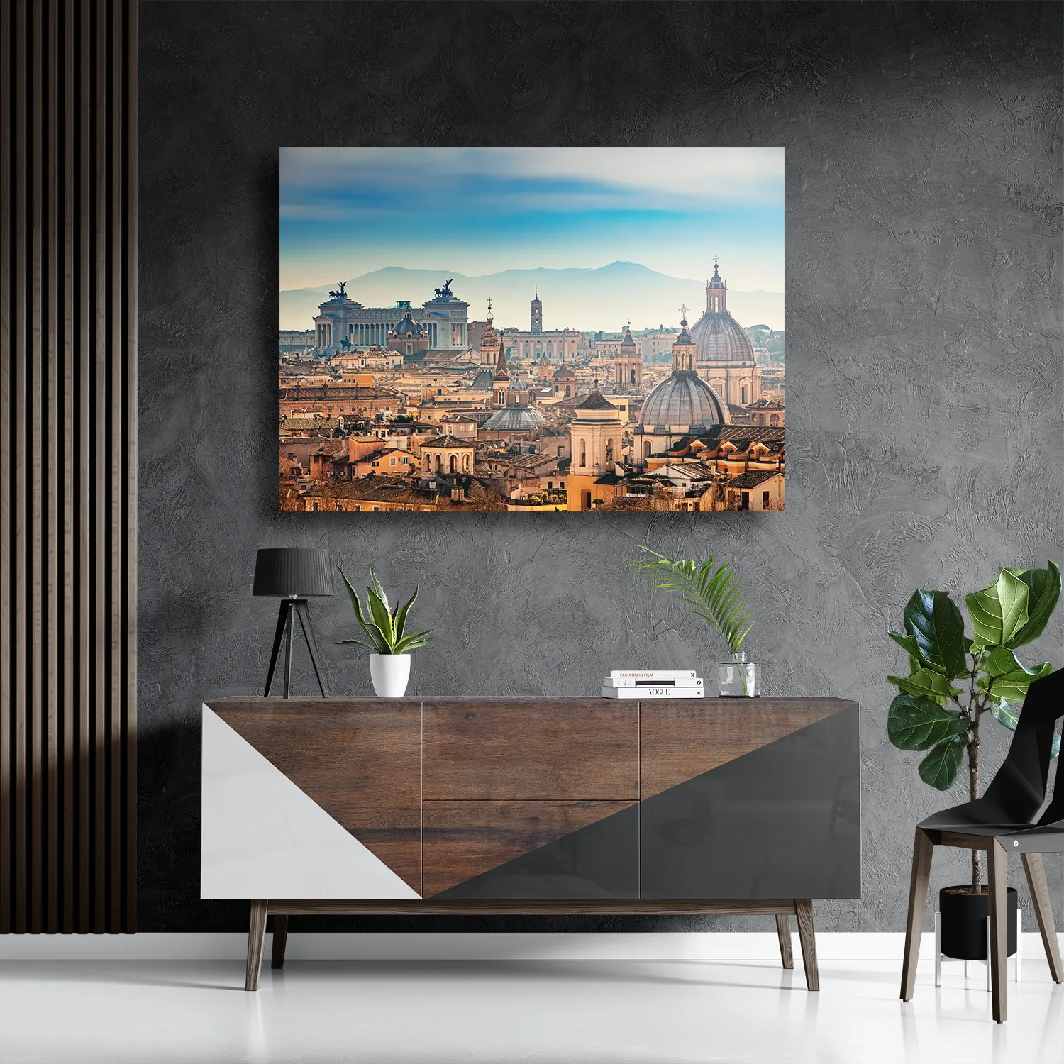 Schilderij Monument voor Victor Emanuel II Rome Rechthoek Horizontaal Template DB 50 70 Horizontaal Steden 58 3