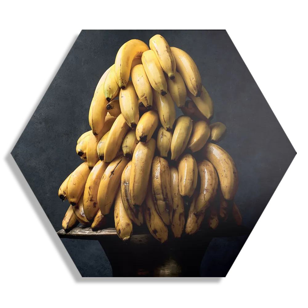 Template_Hexagon1_Eten-En-Drinken_73-1 Schilderij Tros Bananen Schaal Hexagon Template Hexagon1 Eten En Drinken 73 1
