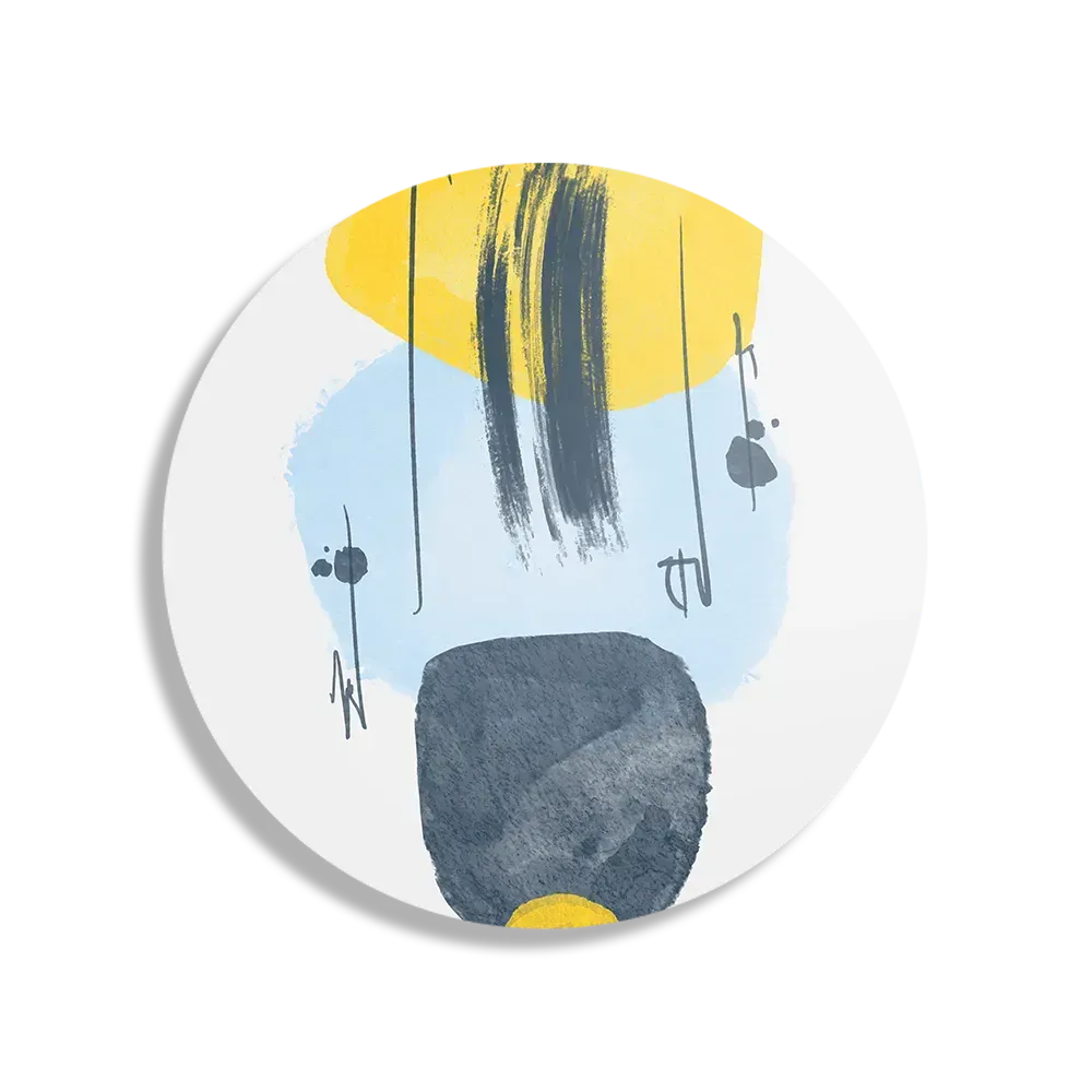 Schilderij Scandinavisch patroon Rond – Muurcirkel Template TP DB Rond Abstract 22 1