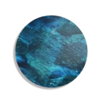 Schilderij Abstrat Blauw Rond – Muurcirkel Template TP DB Rond Abstract 84 1