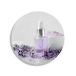 Schilderij Beautysalon Lavendel Marmer 02 Rond – Muurcirkel Template TP DB Rond Beauty 14 1
